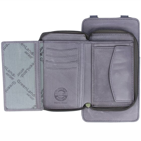 Greenland Nature Nature Bolsa suave para móvil Cartera cuero 11 cm