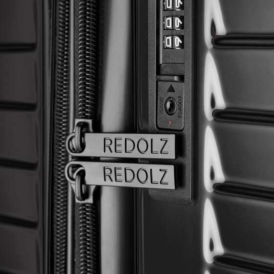 Redolz Essentials 18 4 ruedas Juego de maletas 3 piezas con pliegue de expansión
