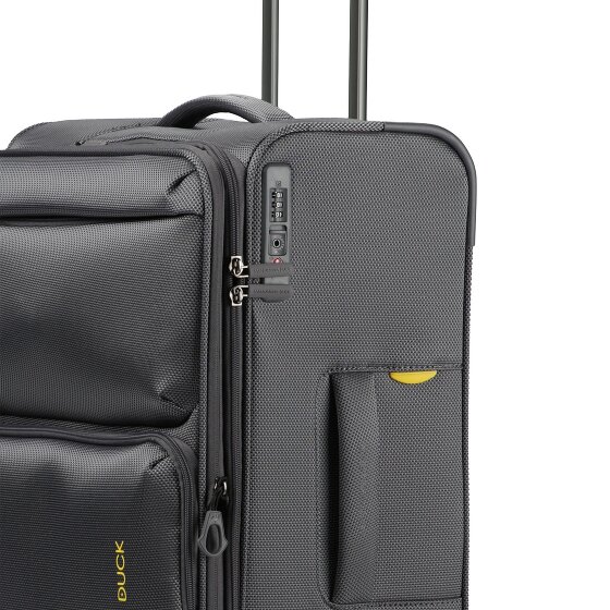 Mandarina Duck Zephyr 4 ruedas Carrito M 67 cm con pliegue de expansión