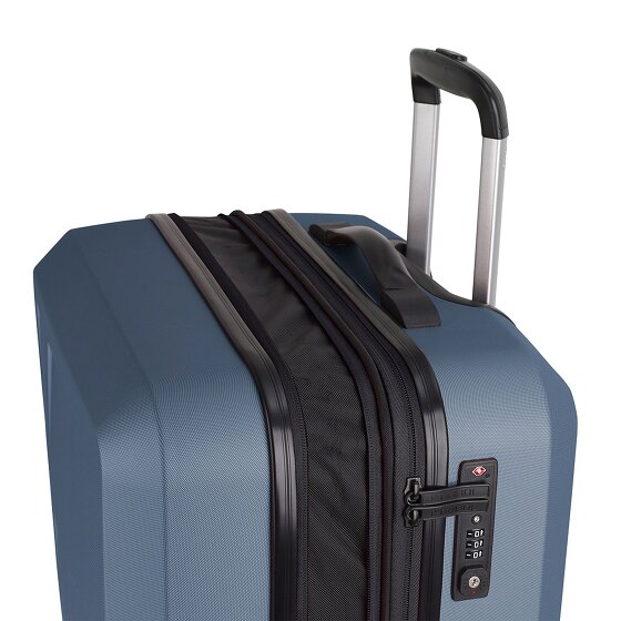 Gabol Montreal 4 ruedas Juego de maletas 3 piezas con pliegue de expansión