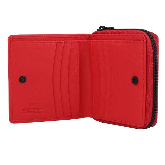 Braun Büffel Capri Cartera Protección RFID Piel 11 cm