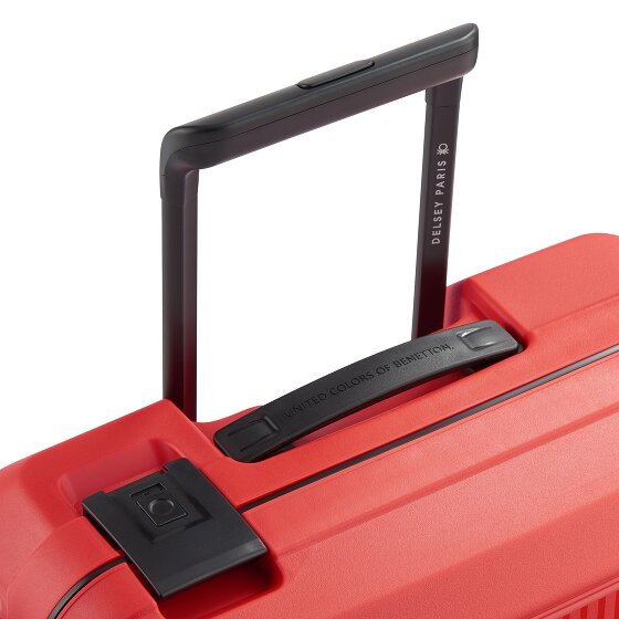 Delsey Paris x United Colors of Benetton Color Block Hardside Trolley de cabina de 4 ruedas 55 cm