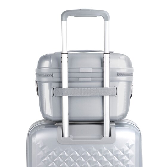 Gabol Queens 4 ruedas Juego de maletas 4 piezas con pliegue de expansión