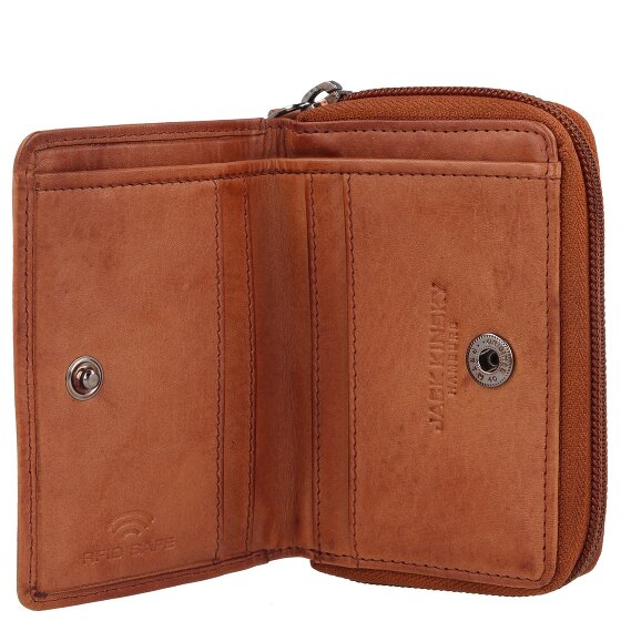 Jack Kinsky Cartera Nelson de cuero RFID 11 cm