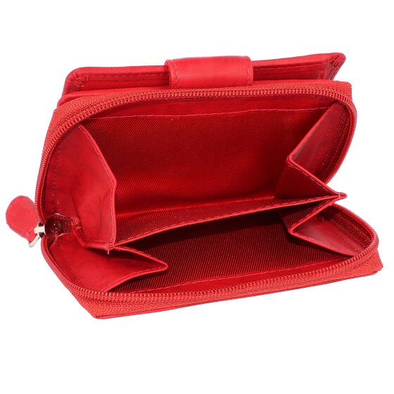 Greenburry Billetera básica de cuero RFID 9 cm