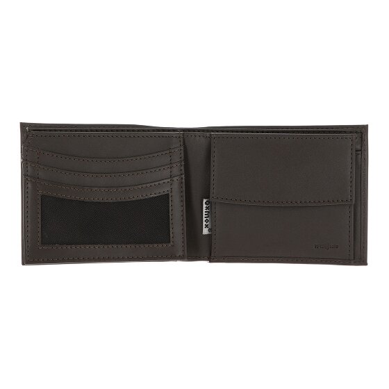 oxmox Leather Cartera Bloqueo RFID Piel natural 10 cm