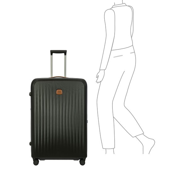 Bric's Taormina 4 ruedas Carrito L 82 cm con pliegue de expansión