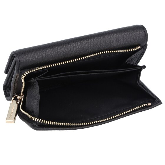 Coccinelle Cartera de piel blanda metalizada 14 cm