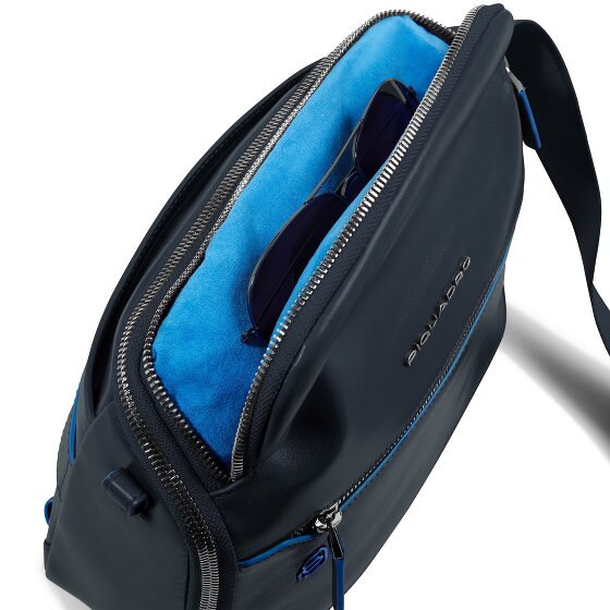 Piquadro Blue Square Bolsa de hombro Piel 27 cm