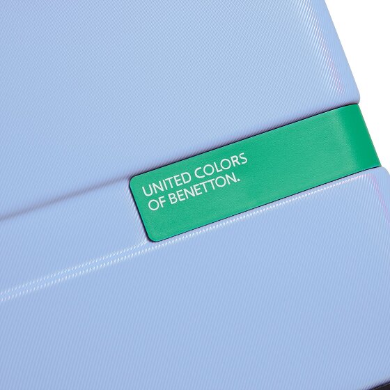 Delsey Paris x United Colors of Benetton Now Juego de maletas rígidas de 4 ruedas de 3 piezas con pliegue extensible