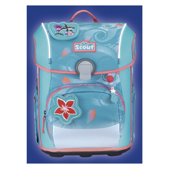 Scout Neo Exklusiv Safety Light Juego de mochilas escolares 5 piezas