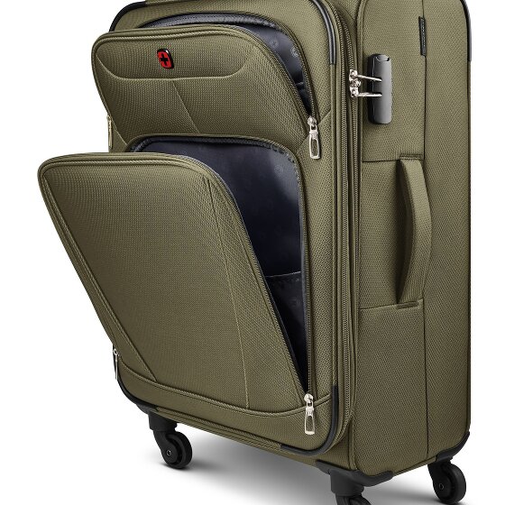 Wenger Beaumont 4 ruedas Carrito L 78 cm con pliegue de expansión
