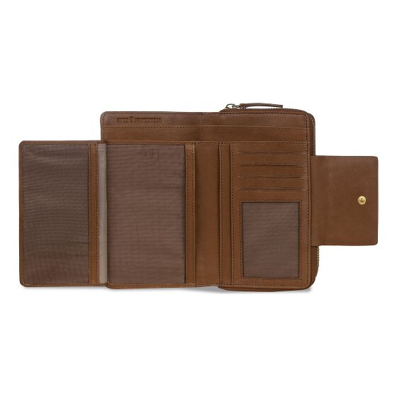 bugatti Fabia Cartera Protección RFID Piel 16 cm