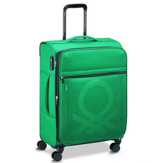 Delsey Paris x United Colors of Benetton Colour Bock Trolley de 4 ruedas 67 cm con pliegue extensible