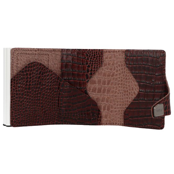 Tru Virtu Funda para tarjetas de crédito Click & Slide Cartera de piel RFID 6,5 cm