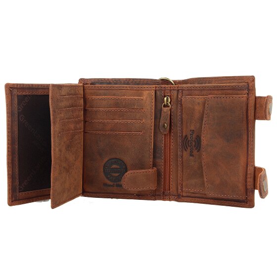 Greenland Nature Billetera Montenegro de cuero RFID 9 cm