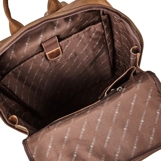 Greenburry Vintage Mochila de negocios Piel 36.5 cm Compartimento para el portátil