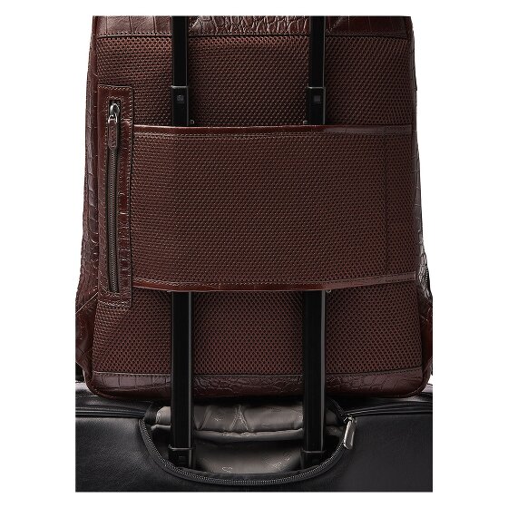 Castelijn & Beerens Emma Mochila de día Protección RFID Piel 41 cm Compartimento para el portátil