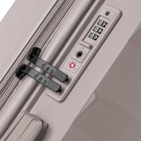 d&n South Dakota 4 ruedas Carrito L 76 cm con pliegue de expansión