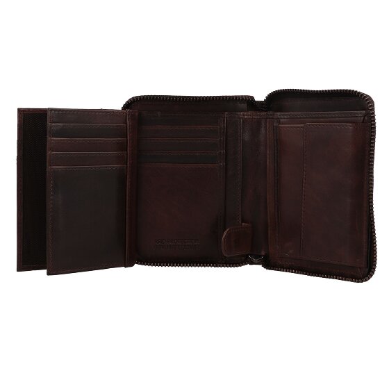 Greenburry Newport Cartera Protección RFID Piel 13 cm