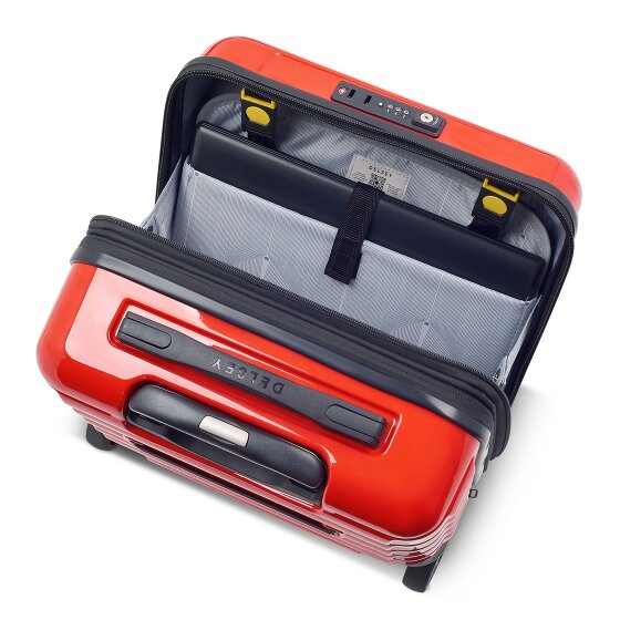 Delsey Paris Trolley de negocios Shadow 5.0 de 4 ruedas Compartimento para portátil de 38 cm con pliegue de expansión