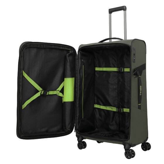 Travelite Briize 4 ruedas Carrito L 78 cm con pliegue de expansión