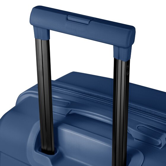 d&n South Dakota 4 ruedas Juego de maletas 3 piezas con pliegue de expansión