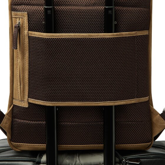 Castelijn & Beerens Veneto Mochila de negocios Protección RFID Piel 39 cm Compartimento para el portátil