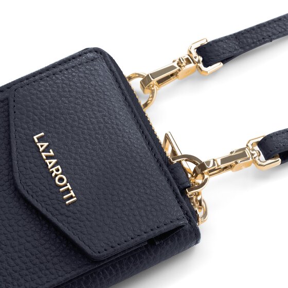 Lazarotti Bologna Cartera de piel con cremallera Funda para teléfono móvil Piel 19 cm
