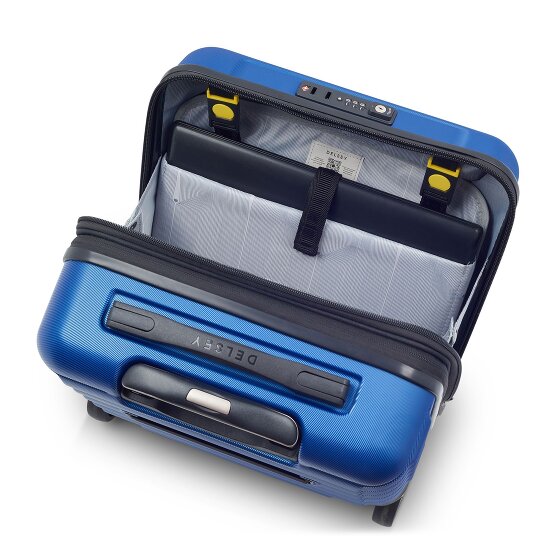 Delsey Paris Trolley de negocios Shadow 5.0 de 4 ruedas Compartimento para portátil de 38 cm con pliegue de expansión