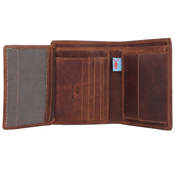 Jack Kinsky Monterey Cartera Protección RFID Piel 9.5 cm