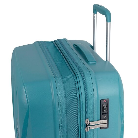 Gabol Infinity 4 ruedas Juego de maletas 3 piezas con pliegue de expansión