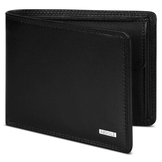 Redolz Cartera de piel Essentials QF RFID 12 cm desplegable