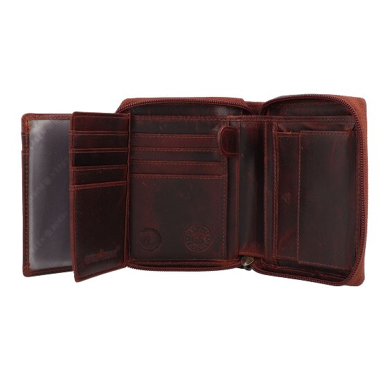 Greenburry Rugged Cartera Protección RFID Piel 10 cm