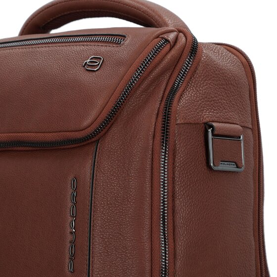 Piquadro Cronus Mochila de negocios Bloqueo RFID Piel natural 41 cm Compartimento para laptop