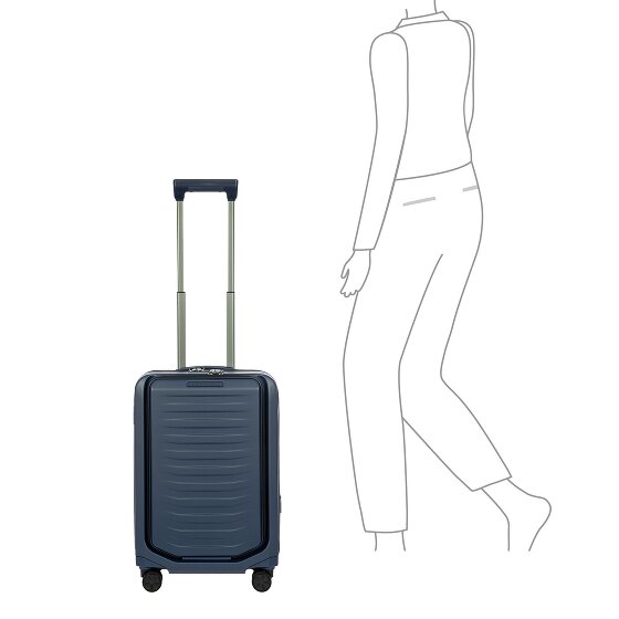 Porsche Design Roadster 4 ruedas Carro de la cabina S 55 cm Compartimento para el portátil con pliegue de expansión
