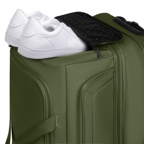 Redolz Bolsa de viaje Duffle Essentials de 2 ruedas 70 cm L con solapa de expansión