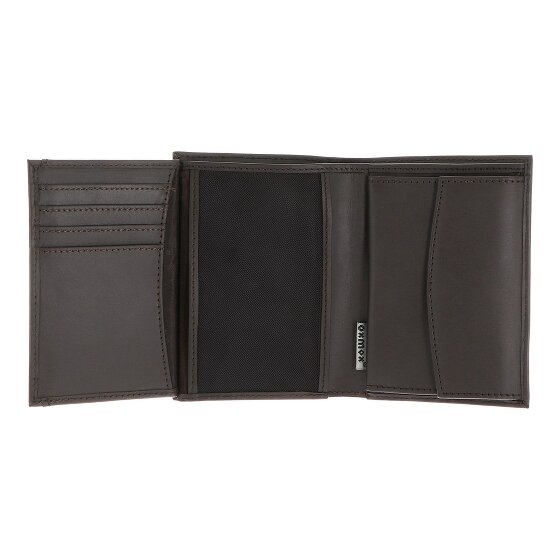 oxmox Leather Cartera Bloqueo RFID Piel natural 10 cm