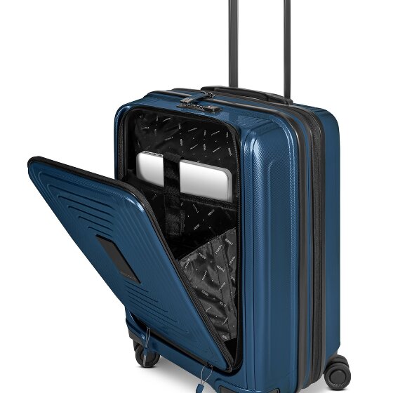 Redolz Juego de maletas Essentials 14 de 4 ruedas Compartimento para portátil de 2 piezas con pliegue extensible