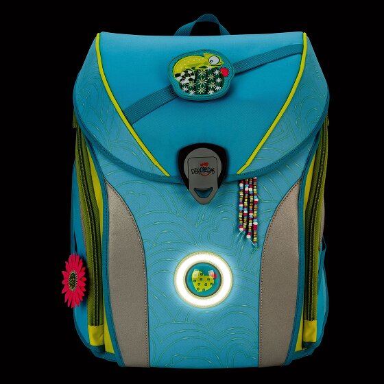 DerDieDas ErgoFlex Max LED Juego de mochilas escolares 5 piezas