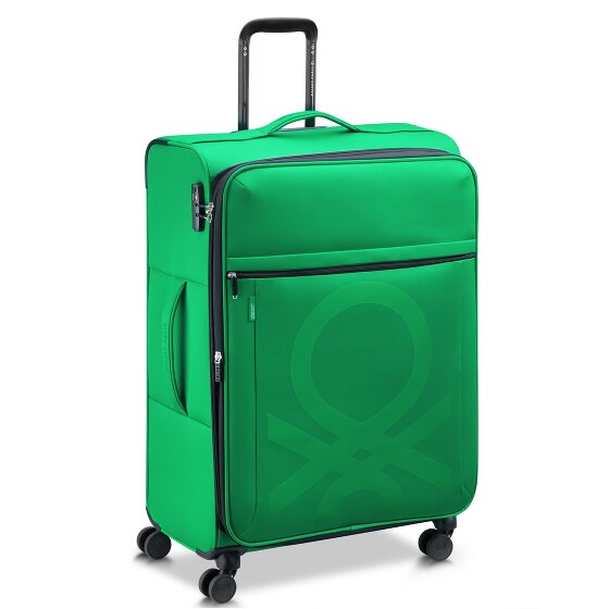 Delsey Paris x United Colors of Benetton Colour Block Trolley de 4 ruedas 77cm con pliegue de expansión