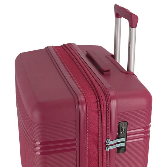 Gabol Saori 4 ruedas Juego de maletas 3 piezas con pliegue de expansión