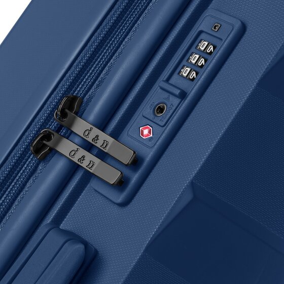 d&n South Dakota 4 ruedas Carrito L 76 cm con pliegue de expansión