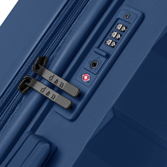 d&n South Dakota 4 ruedas Carrito L 76 cm con pliegue de expansión