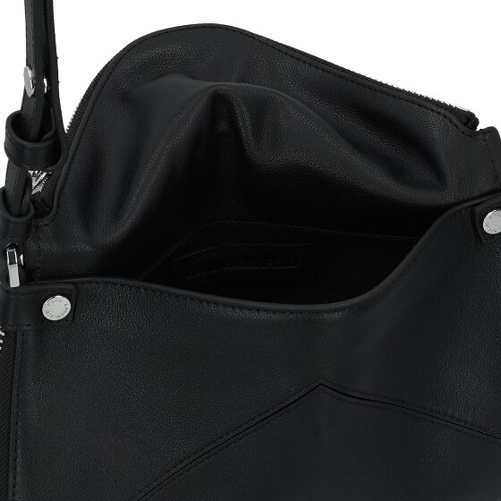 Karl Lagerfeld Hardware Bolsa de hombro Mini Bag Piel 18 cm con pliegue de expansión