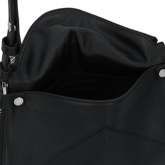 Karl Lagerfeld Hardware Bolsa de hombro Mini Bag Piel 18 cm con pliegue de expansión