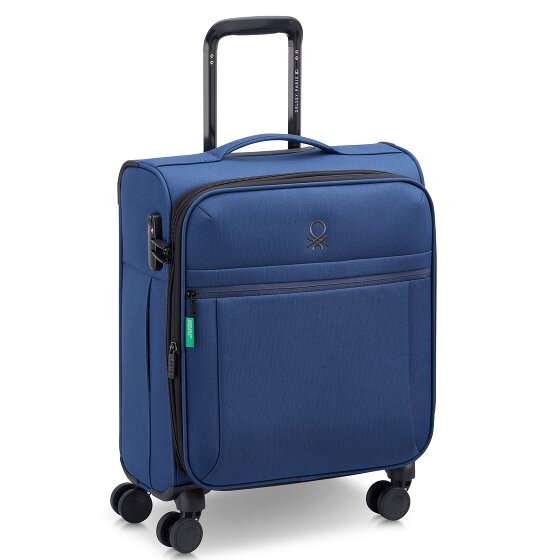 Delsey Paris x United Colors of Benetton BE Trolley de cabina de 4 ruedas 55 cm con pliegue extensible