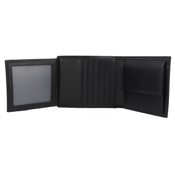 AIGNER Billetera de cuero Daily Basis 12 cm