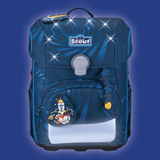 Scout Neo LED Juego de mochilas escolares 8 piezas