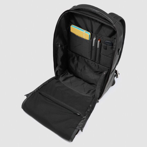 Piquadro Cronus Mochila de negocios Protección RFID Piel 41 cm Compartimento para el portátil